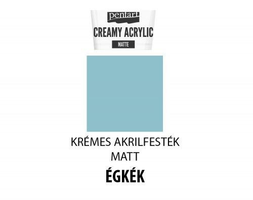 Krémes matt akrilfesték, 60ml, égkék