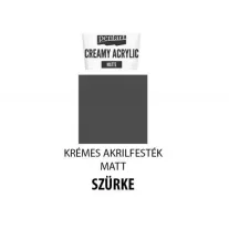 Krémes matt akrilfesték, 60ml, szürke
