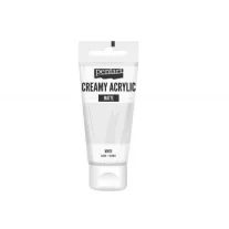 Krémes matt akrilfesték, 60ml, fehér