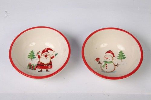 Karácsonyi kerámia, Tálka 2db/cs, 170ml