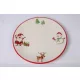 Karácsonyi kerámia, Tányér 20,3cm