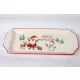 Karácsonyi kerámia, Kínálótálca 34,7x14,5cm