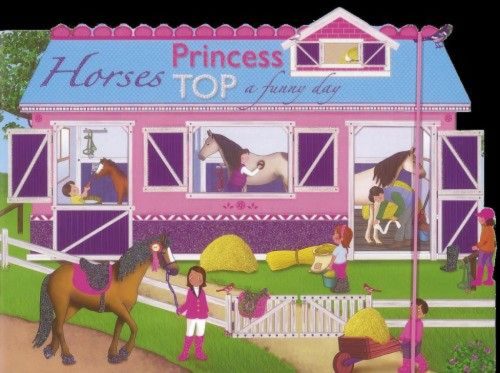 Princess TOP - Horses: a funny day (blue)