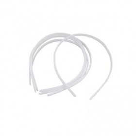 Hajpánt, 10mm, fehér