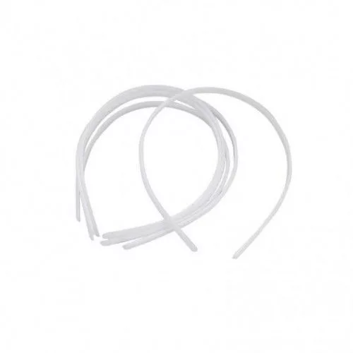 Hajpánt, 10mm, fehér