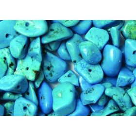 Ásványgyöngy howlit-kék