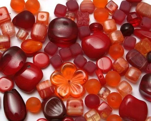 Formagyöngy vegyes piros-narancs 30g/cs