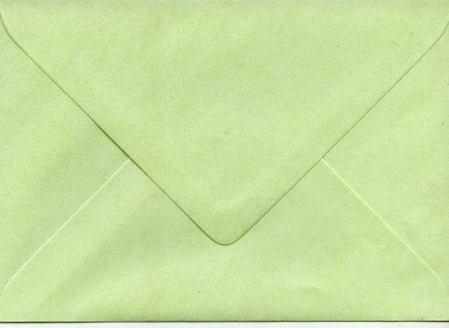 Gyöngyházfényű boríték, VILÁGOSZÖLD