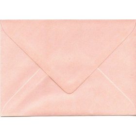 Gyöngyházfényű boríték, HALVÁNYRÓZSASZÍN