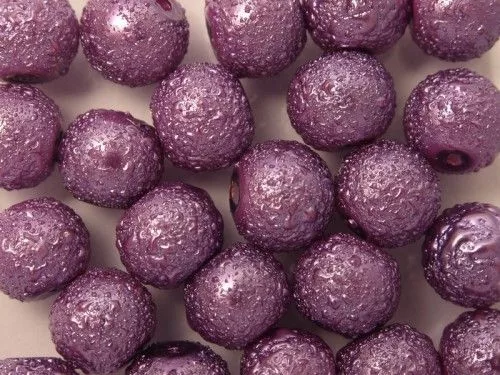 Zsorzsett üvegtekla, lila, 6mm-es