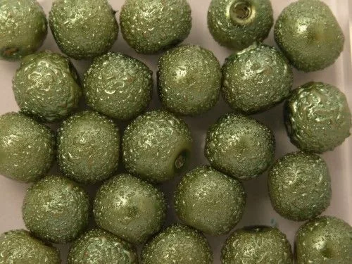 Zsorzsett üvegtekla, zöld(khaki), 6mm-es