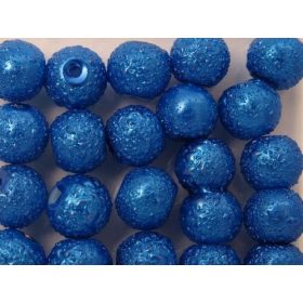 Zsorzsett üvegtekla, sötétkék, 6mm-es