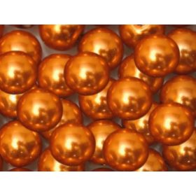 Teklagyöngy 4mm fényes narancs