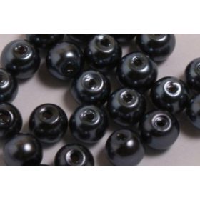 Teklagyöngy 4mm fényes szürke