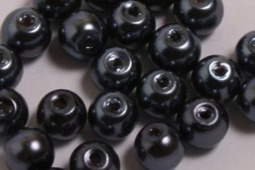 Teklagyöngy 4mm fényes szürke