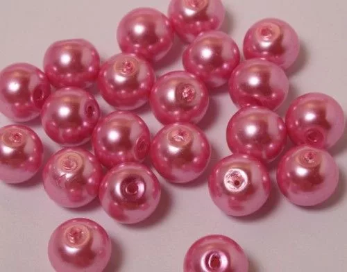 ÜVEGTEKLAGYÖNGY 4MM-ES - RÓZSASZÍN