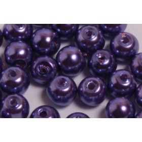 ÜVEGTEKLAGYÖNGY 4MM-ES - LILA