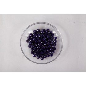 Teklagyöngy 4mm fényes padlizsán