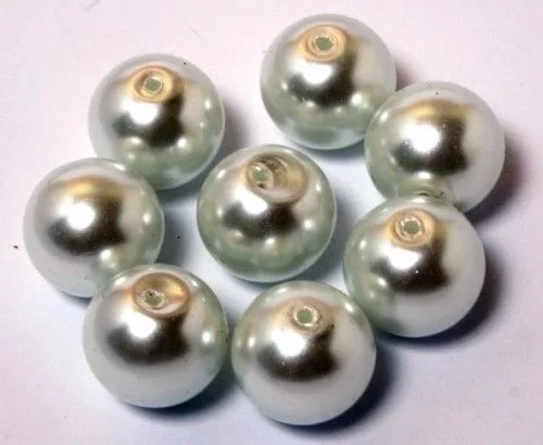 Teklagyöngy 8mm fényes fehér