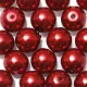 Teklagyöngy 8mm fényes piros