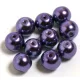Teklagyöngy 8mm fényes lila