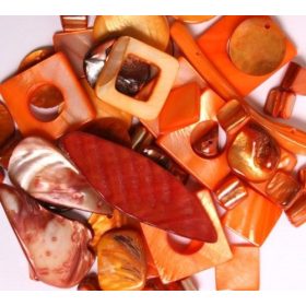 Kagylógyöngy klt narancs