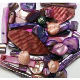 Kagylógyöngy klt lila