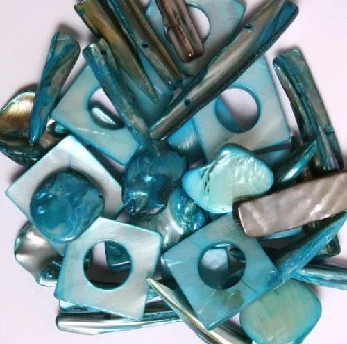 Kagylógyöngy klt kék