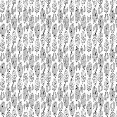 Színezhető csomagoló papír, fehér alapon toll mintával