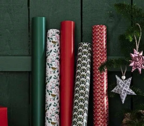 Ajándékcsomagoló papírok, 57cmx2m