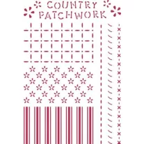 Sablon, G méret KSG170 - Country Patchwork
