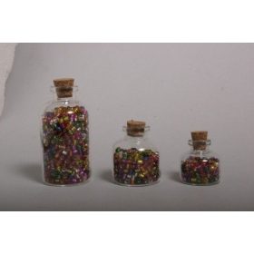 Üvegfiola öblös 2,5 cm