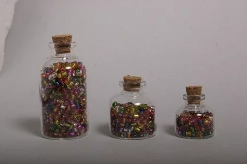 Üvegfiola öblös 2,5 cm