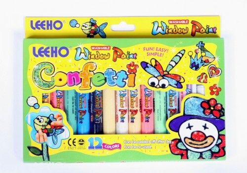 Üvegmatrica festék készlet - glitteres 12x10,5 ml