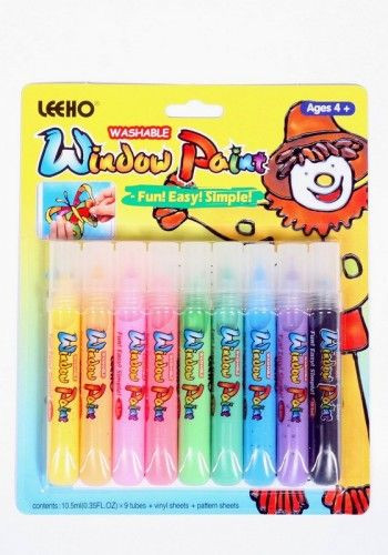 Üvegmatrica festék készlet - Bohócos 9x10,5 ml