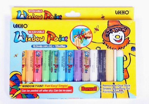 Üvegmatrica festék készlet - bohócos 12x10,5 ml