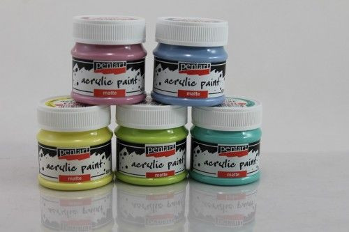 Matt akrilfesték 50ml vanília