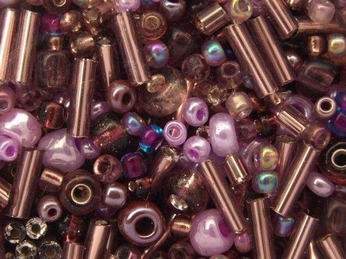 Gyöngy-mix Lila 250 g/doboz