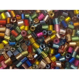 Szalmagyöngy, vágott szélű vegyes 2mm 250 g/doboz