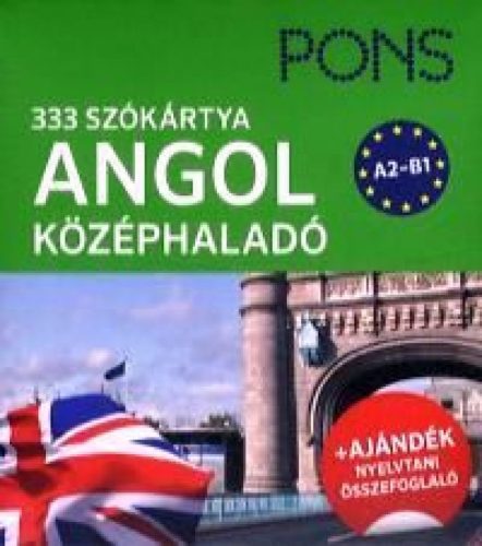 333 szókártya - Angol középhaladó A2-B1