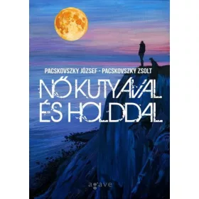 Nő kutyával és holddal