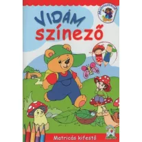 Vidám színező - Kifestő matricákkal