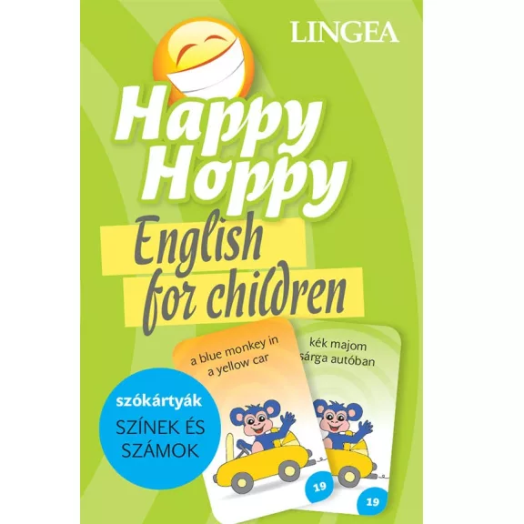 Happy Hoppy Szókártyák - színek és számok Happy Hoppy Szókártyák - színek és számok