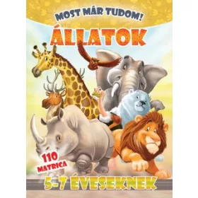 Állatok - Most már tudom + 110 matrica