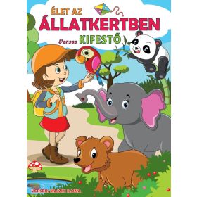 Élet az állatkertben - Verses kifestő