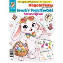   Bagolyfióka kreatív foglalkoztató füzet - Színes tojások