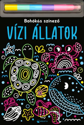 Vízi állatok - Bohókás színező