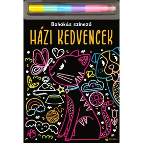 Házi kedvencek - Bohókás színező