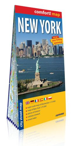 New York City Street Map 1:15000, 1:75000