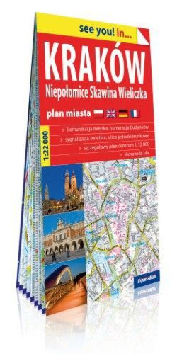 Krakkó várostérkép 1:22e 2015